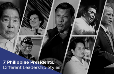 7 Philippine Presidents, Different Leadership Styles