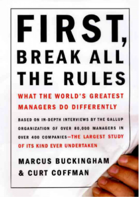 First Break All The Rules Book Cover