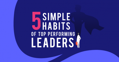 Blog banner - 5 Simple Habits of Top Performing Leaders
